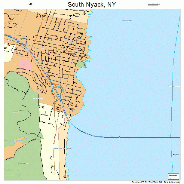 South Nyack, NY street map