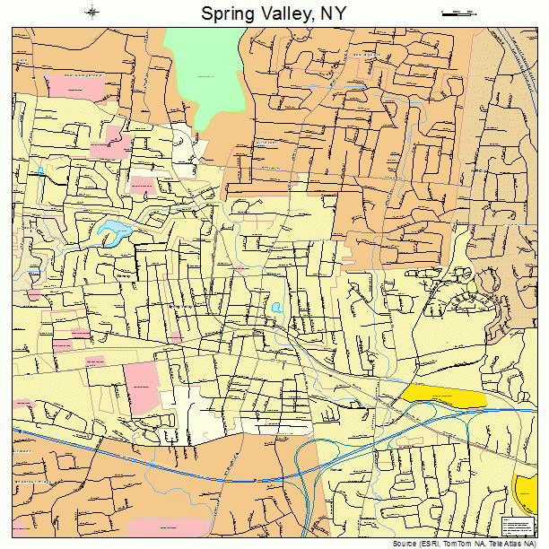 Spring Valley, NY street map