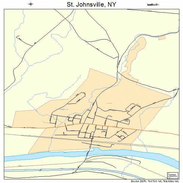 St. Johnsville, NY street map