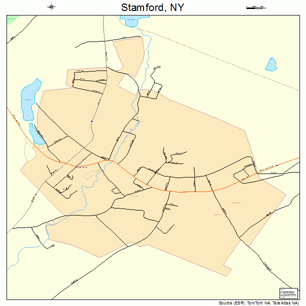 Stamford, NY street map