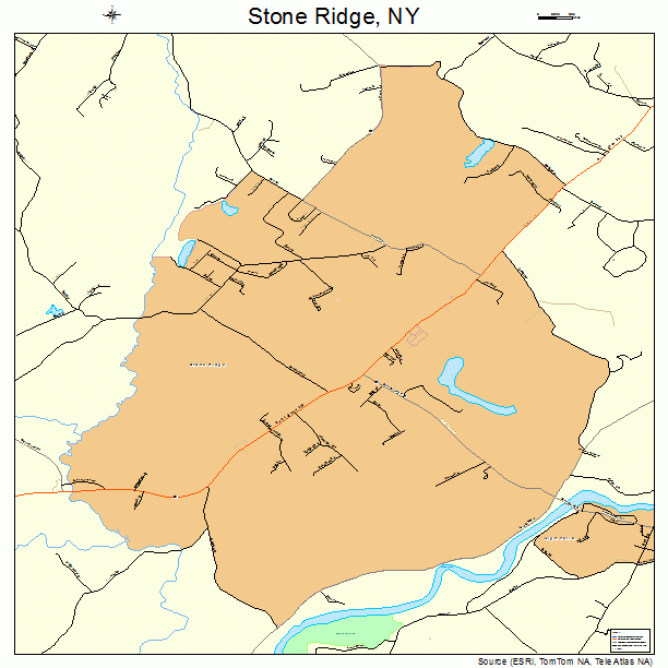 Stone Ridge, NY street map