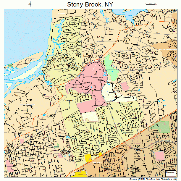 Stony Brook, NY street map