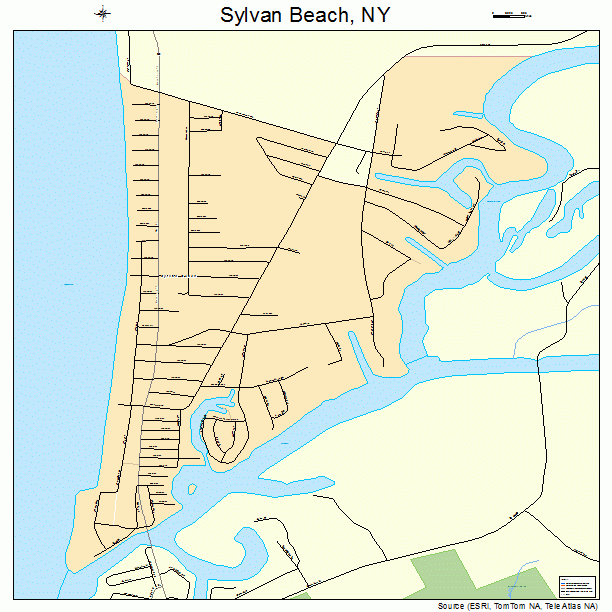 Sylvan Beach, NY street map