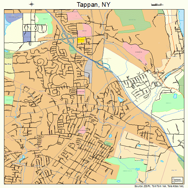 Tappan, NY street map