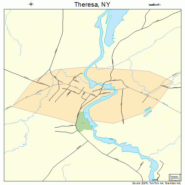 Theresa, NY street map