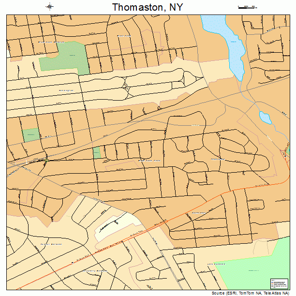 Thomaston, NY street map
