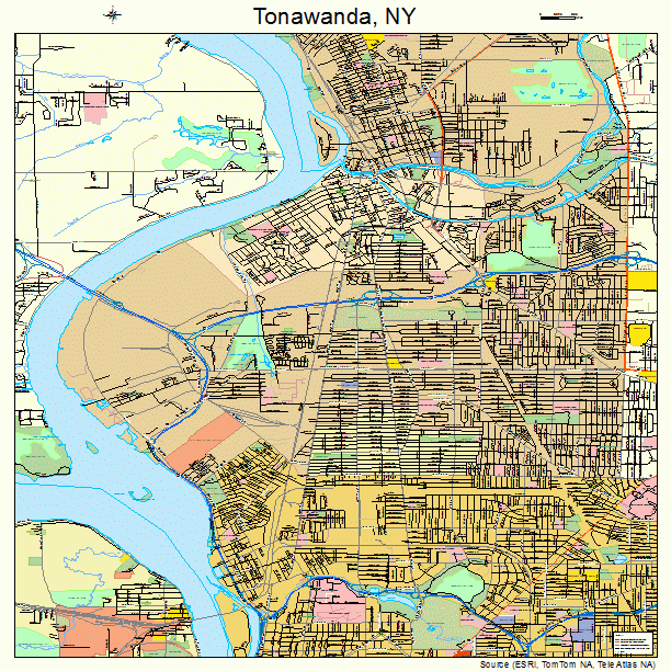 Tonawanda, NY street map