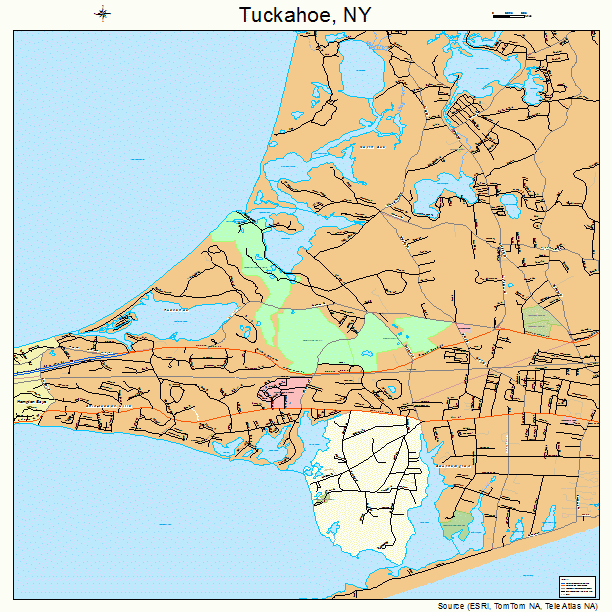 Tuckahoe, NY street map