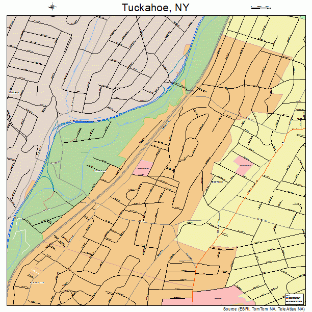 Tuckahoe, NY street map