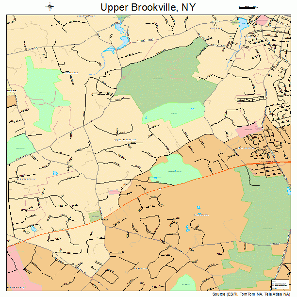 Upper Brookville, NY street map
