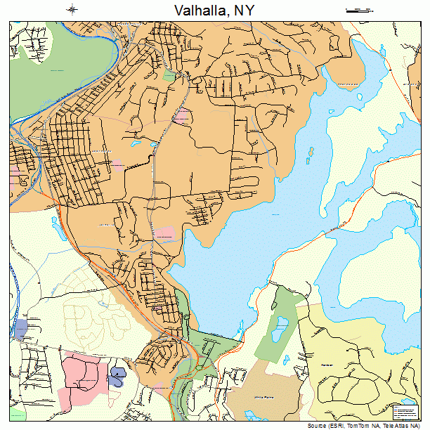 Valhalla, NY street map