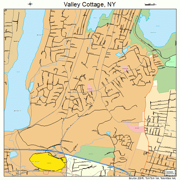 Valley Cottage, NY street map
