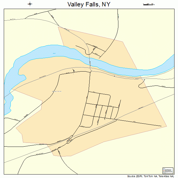 Valley Falls, NY street map