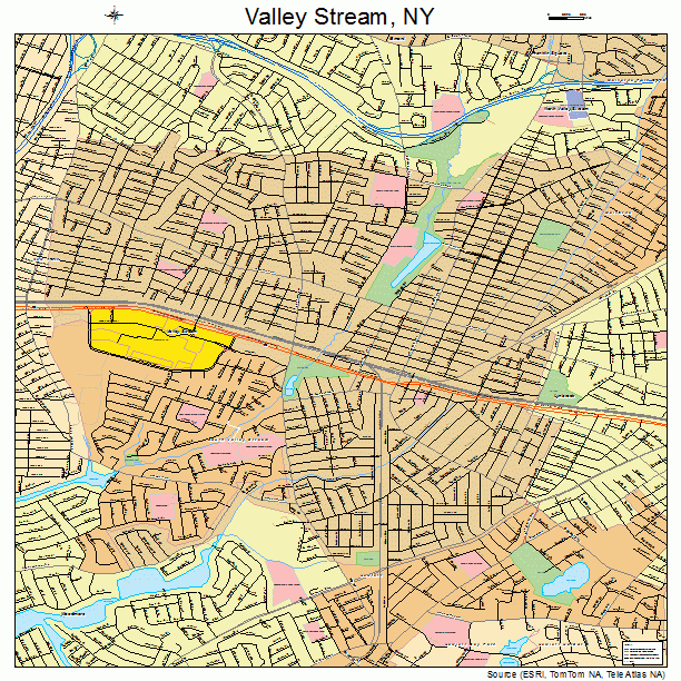 Valley Stream, NY street map