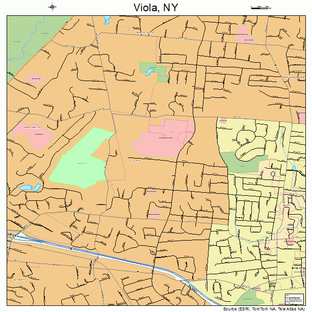 Viola, NY street map