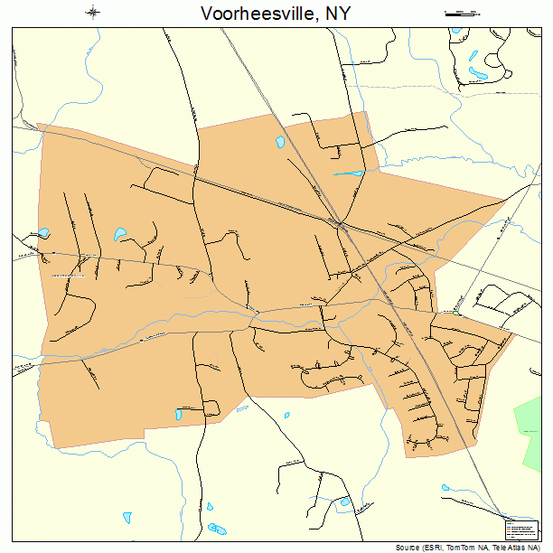 Voorheesville, NY street map