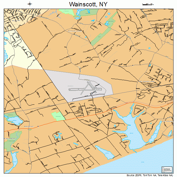 Wainscott, NY street map