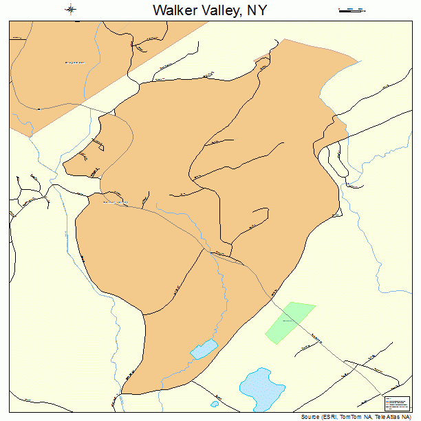 Walker Valley, NY street map