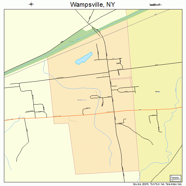 Wampsville, NY street map