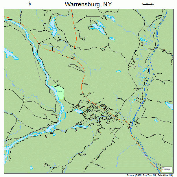 Warrensburg, NY street map