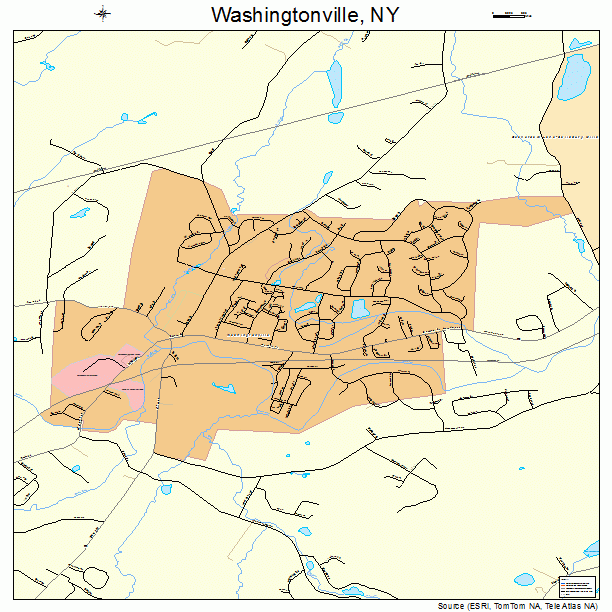 Washingtonville, NY street map