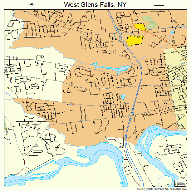 West Glens Falls, NY street map
