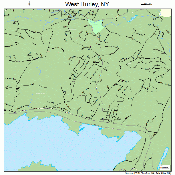 West Hurley, NY street map