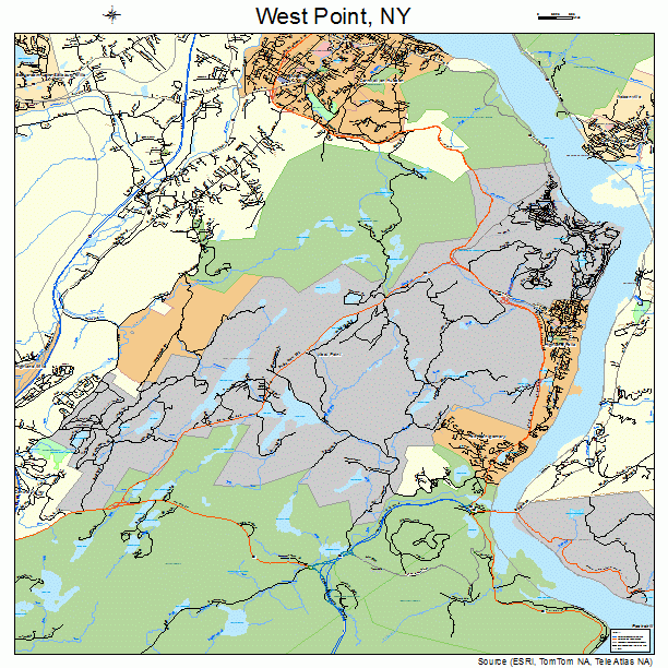 West Point, NY street map