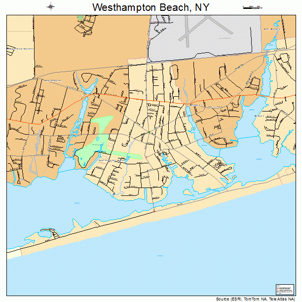 Westhampton Beach, NY street map