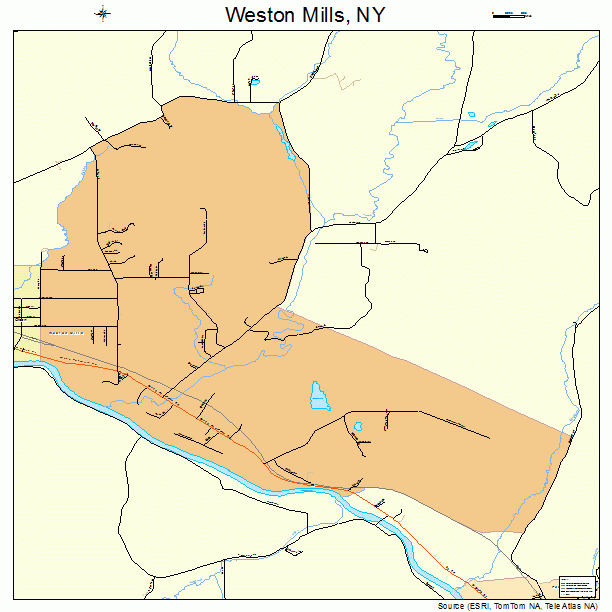 Weston Mills, NY street map