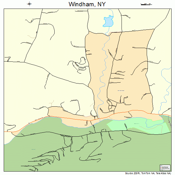 Windham, NY street map