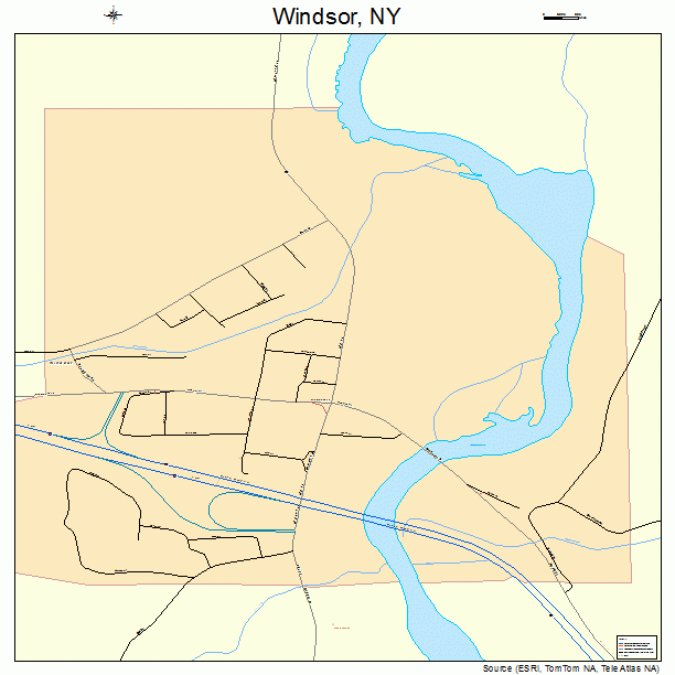 Windsor, NY street map