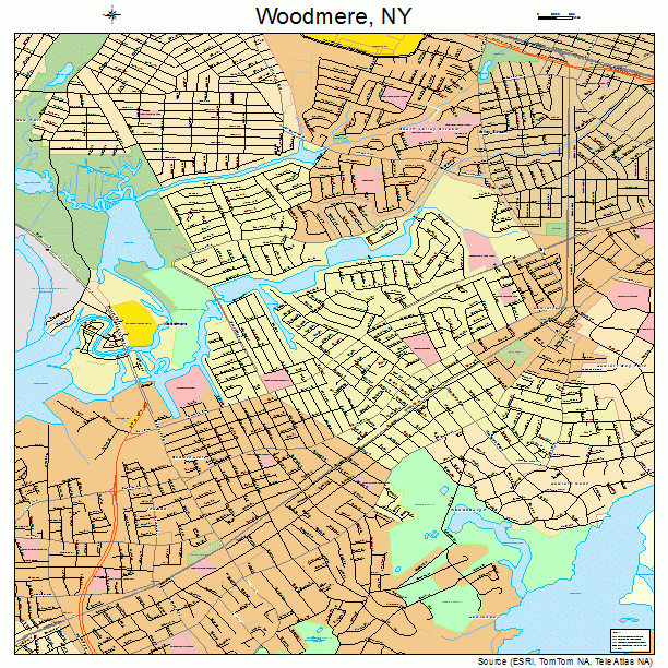 Woodmere, NY street map