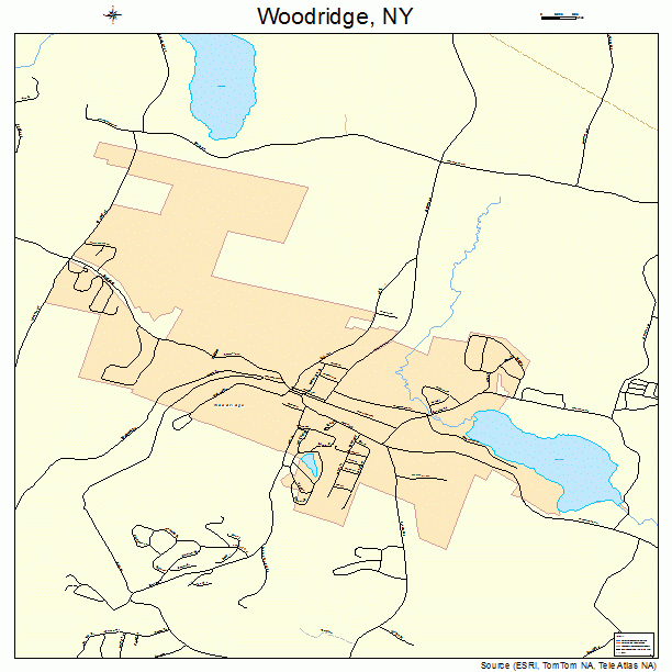 Woodridge, NY street map