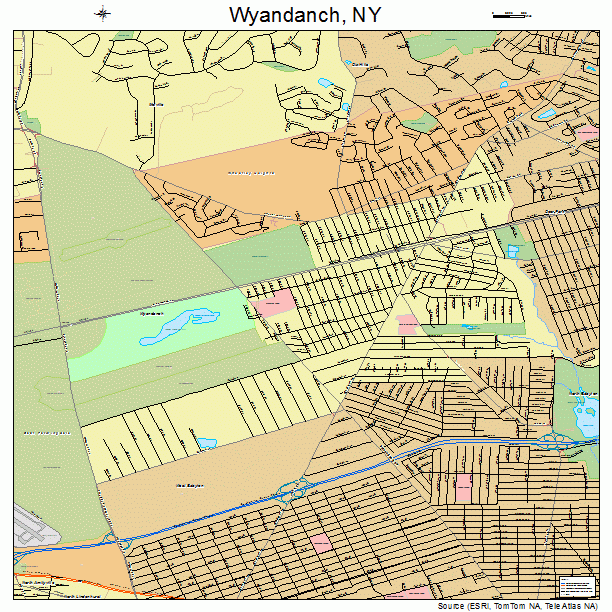 Wyandanch, NY street map