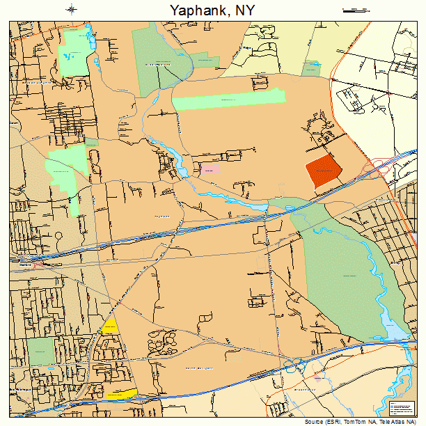 Yaphank, NY street map