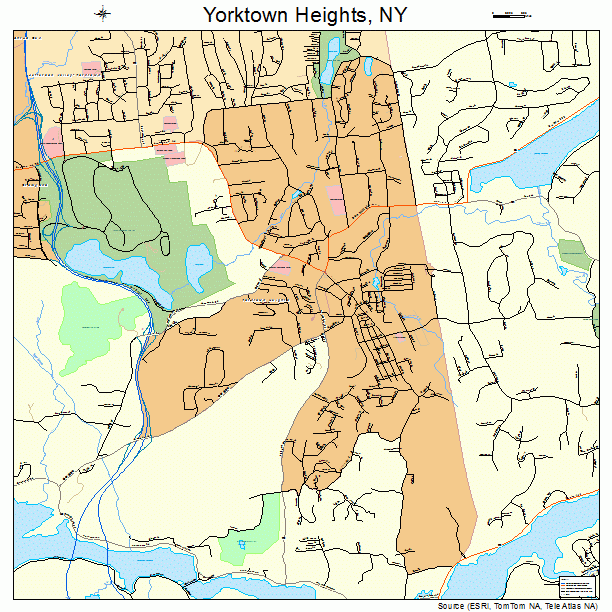 Yorktown Heights, NY street map