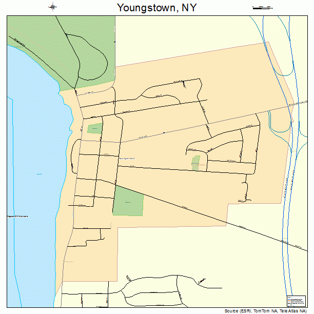 Youngstown, NY street map