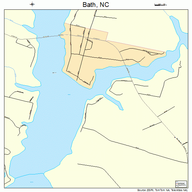 Bath, NC street map