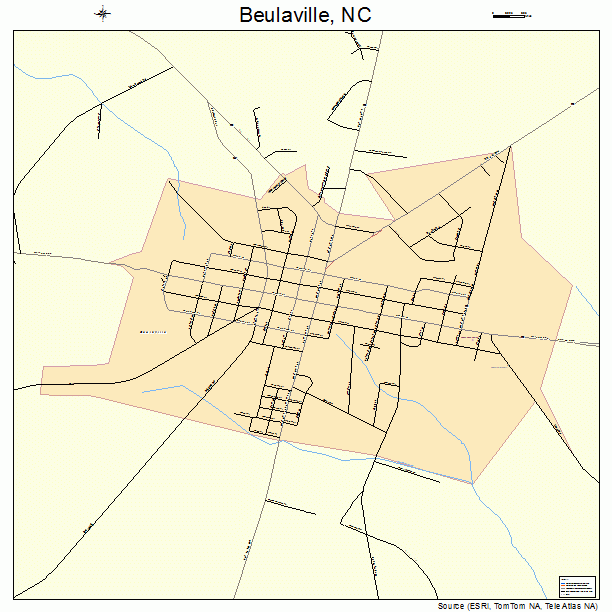 Beulaville, NC street map