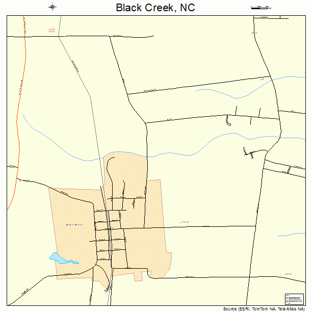 Black Creek, NC street map