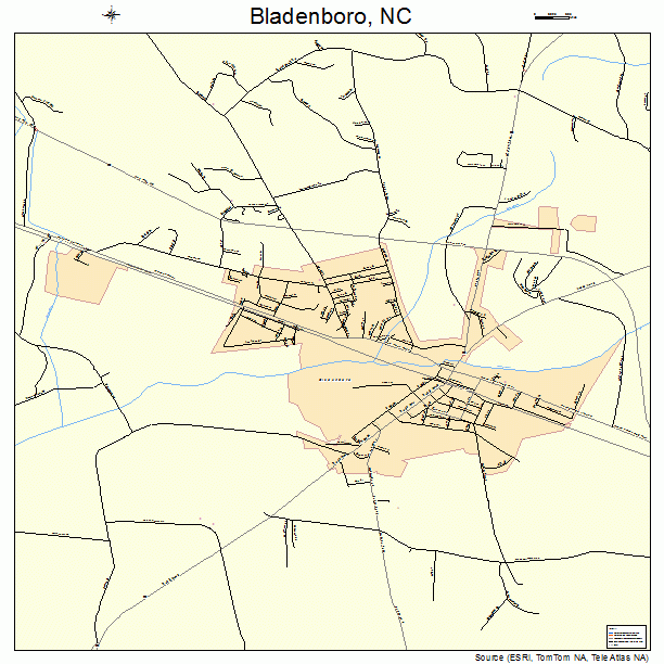 Bladenboro, NC street map