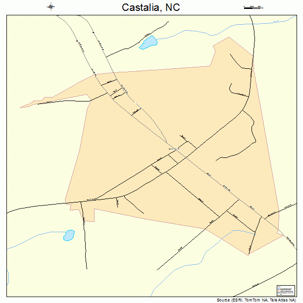 Castalia, NC street map