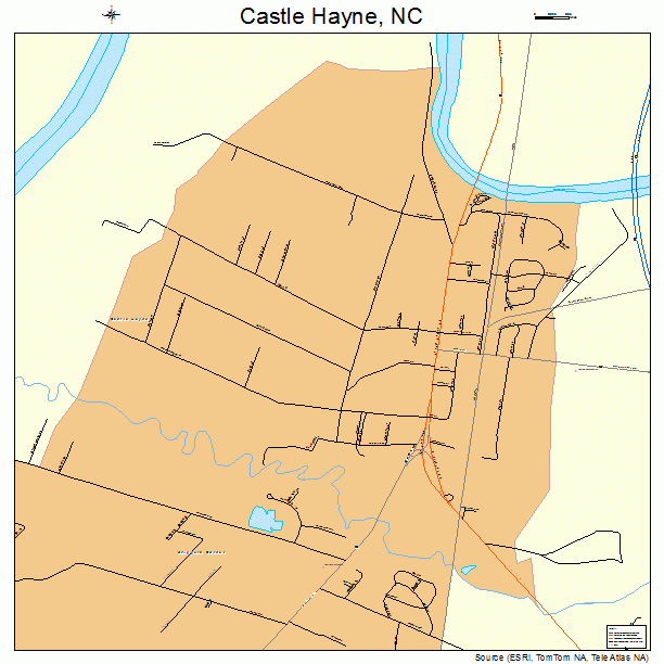 Castle Hayne, NC street map