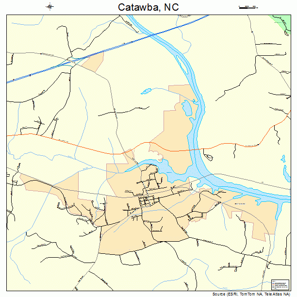 Catawba, NC street map