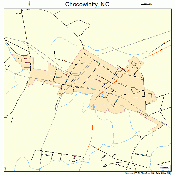 Chocowinity, NC street map