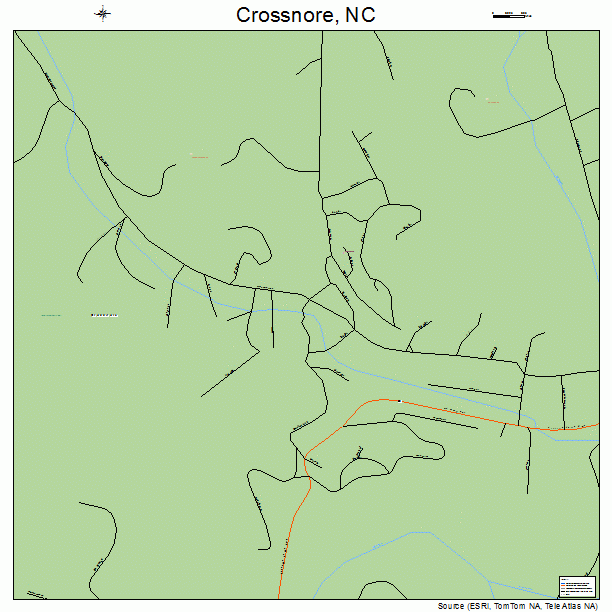 Crossnore, NC street map