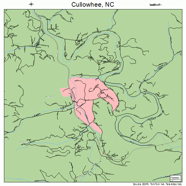 Cullowhee, NC street map