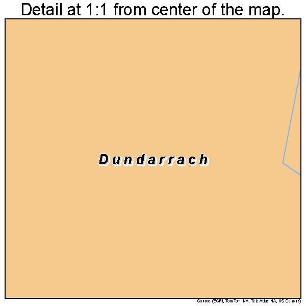 Dundarrach, North Carolina road map detail