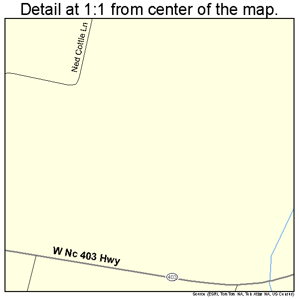 Faison, North Carolina road map detail